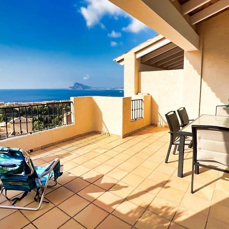 Charming Townhouse With Sea Views & Pool In Altea Villa Calpe Eksteriør bilde